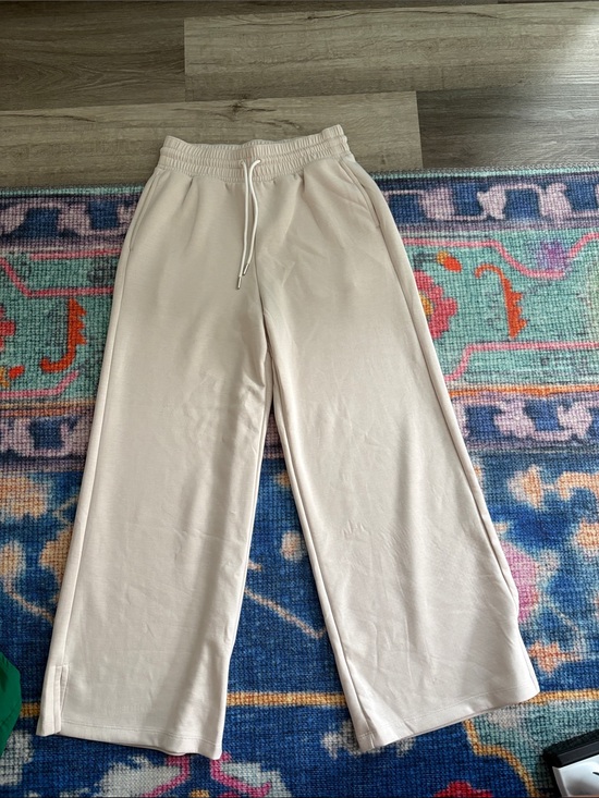 Zenana Outfitters Pants - Zenana Outfitters Wide Leg Lounge Pants in Light Beige
